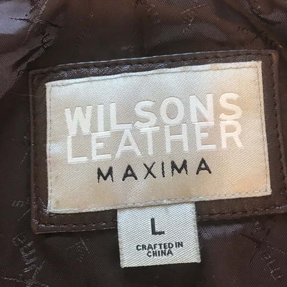 Deep burgundy Wilson Leather jacket - Picture 8 of 8